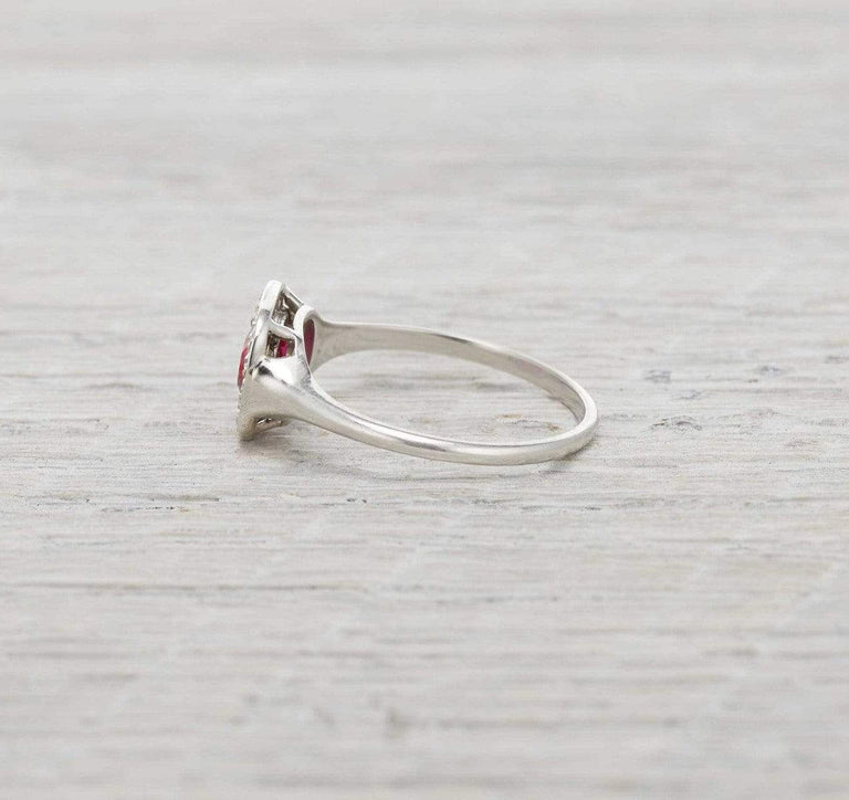 .75 Carat Edwardian Burma Ruby and Diamond Ring