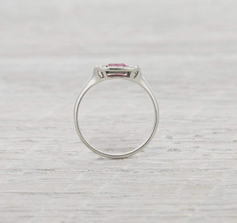 .75 Carat Edwardian Burma Ruby and Diamond Ring