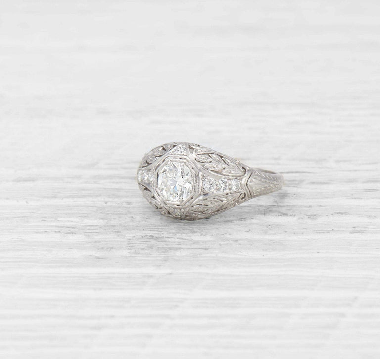 .75 CARAT EDWARDIAN DIAMOND ENGAGEMENT RING