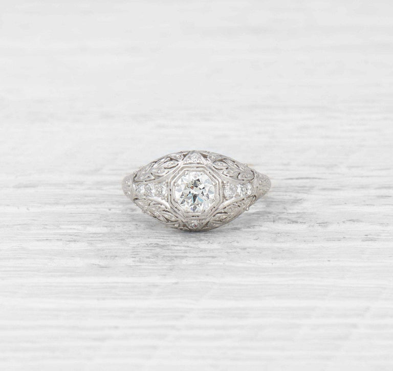 .75 CARAT EDWARDIAN DIAMOND ENGAGEMENT RING