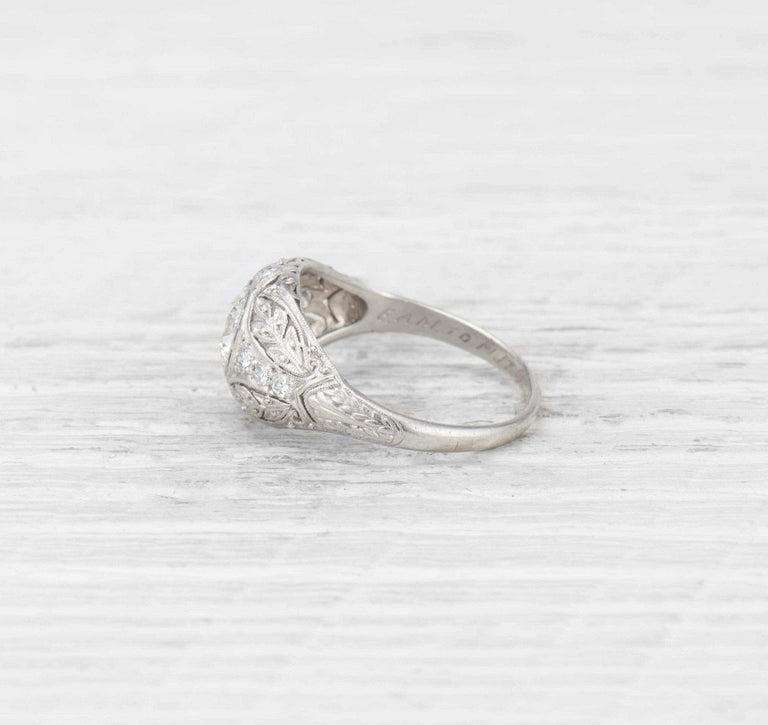 .75 CARAT EDWARDIAN DIAMOND ENGAGEMENT RING