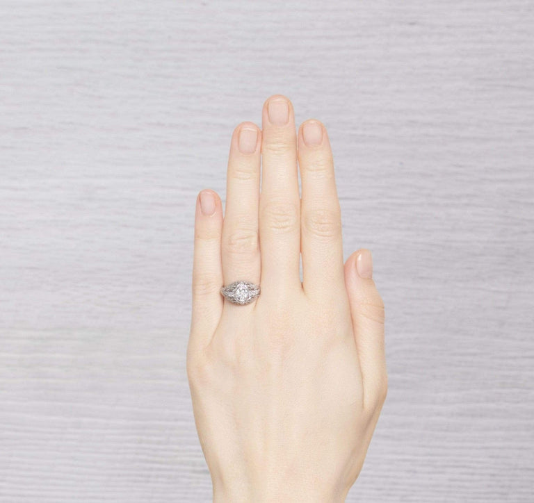 .75 CARAT EDWARDIAN DIAMOND ENGAGEMENT RING