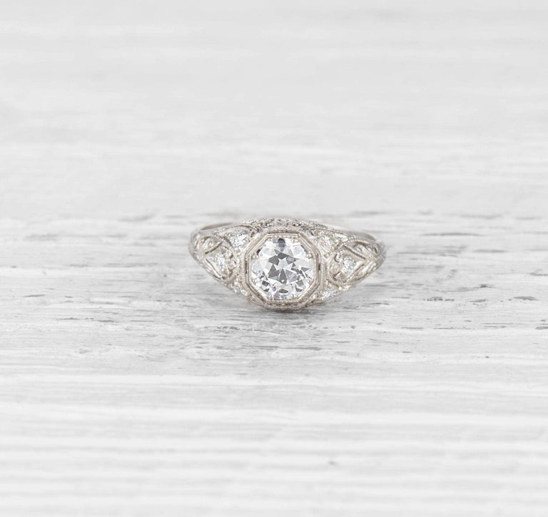 .75 CARAT EDWARDIAN DIAMOND ENGAGEMENT RING