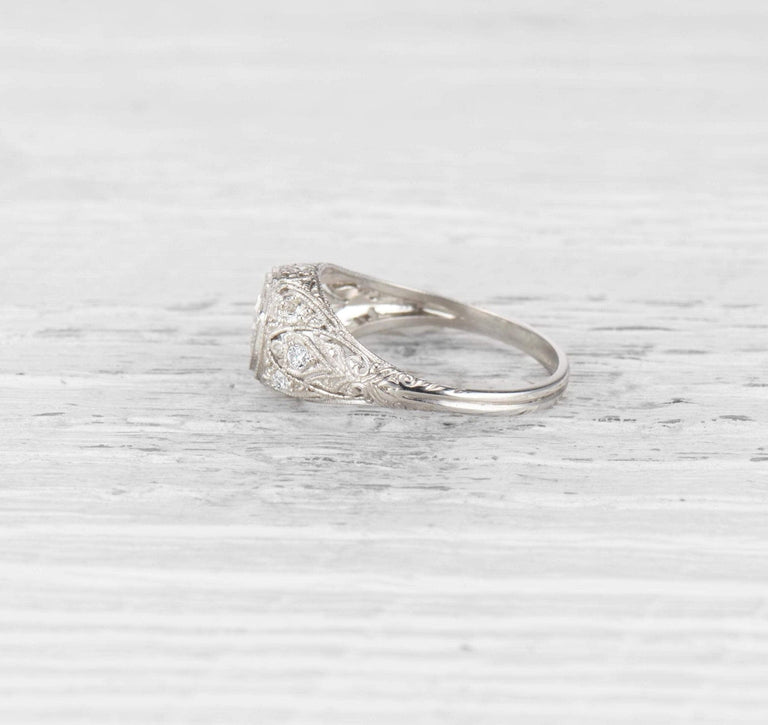 .75 CARAT EDWARDIAN DIAMOND ENGAGEMENT RING