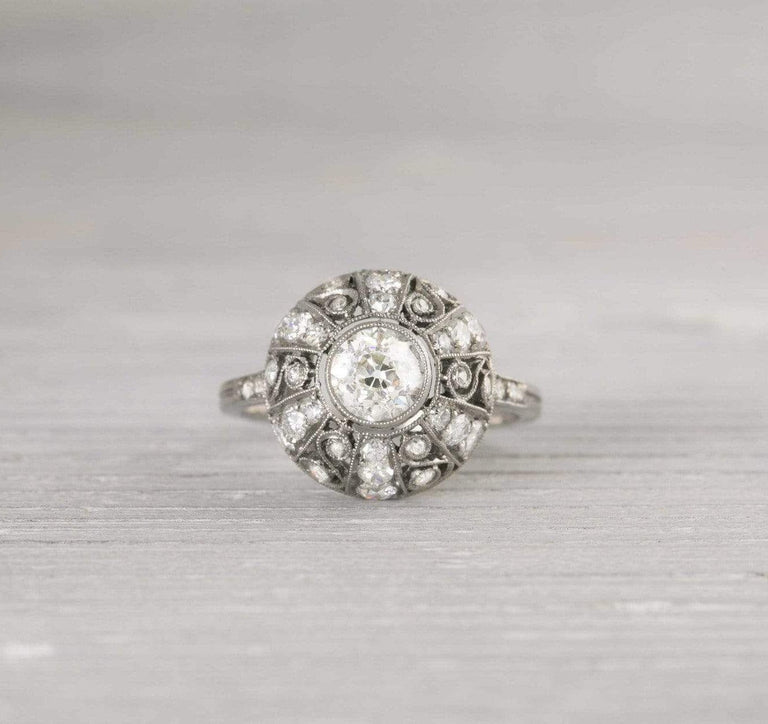 .75 Carat Edwardian Dome Engagement Ring