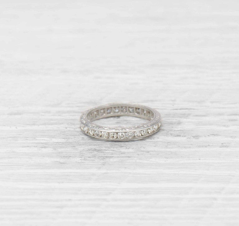 .75 Carat Late Art Deco Diamond Eternity Band
