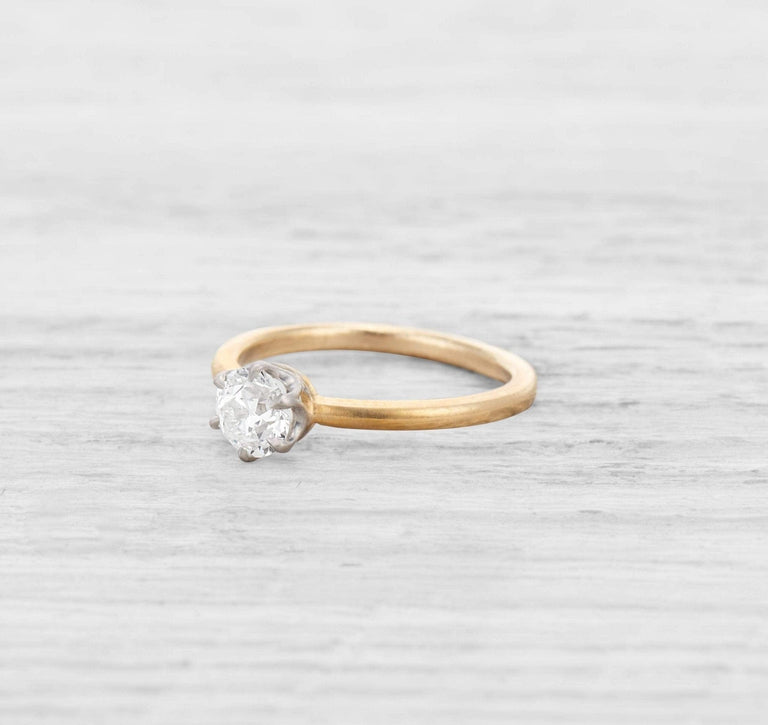 .75 CARAT TIFFANY & CO ANTIQUE DIAMOND ENGAGEMENT RING