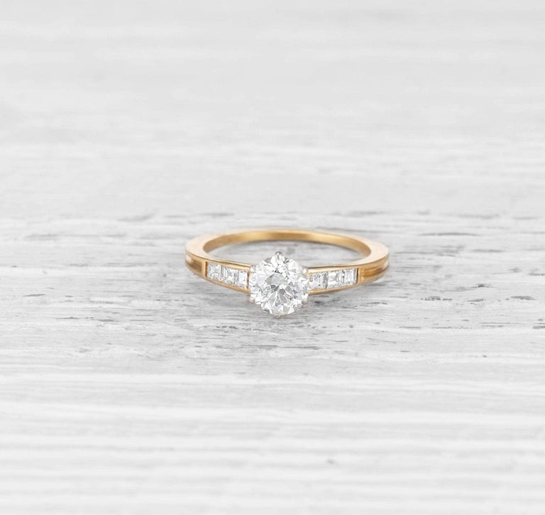 .75 CARAT TIFFANY & CO DIAMOND ENGAGEMENT RING