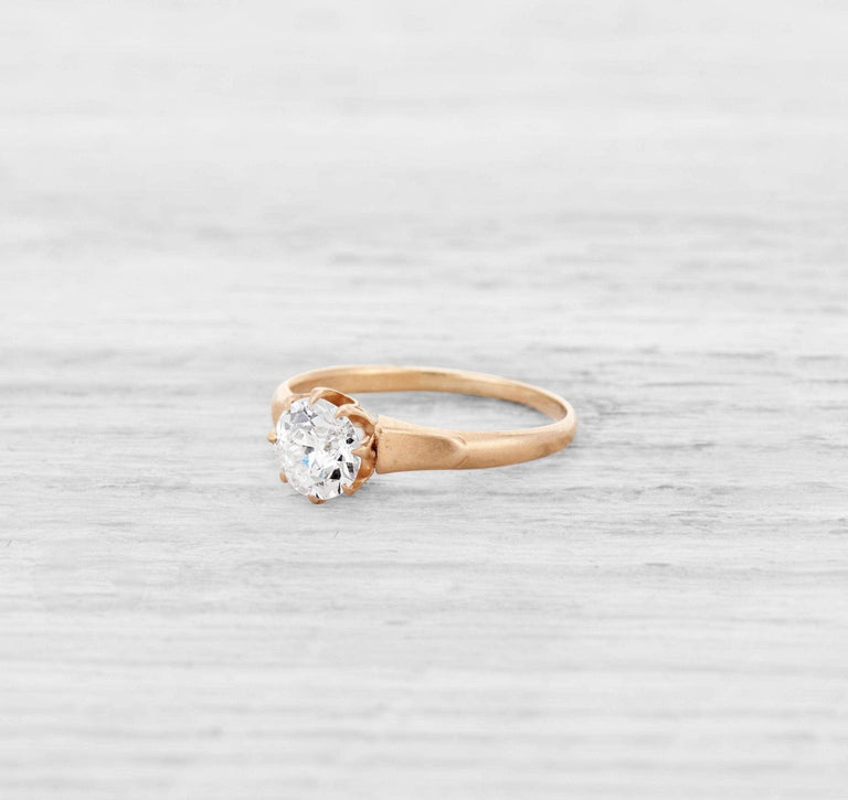 .75 CARAT VICTORIAN DIAMOND ENGAGEMENT RING