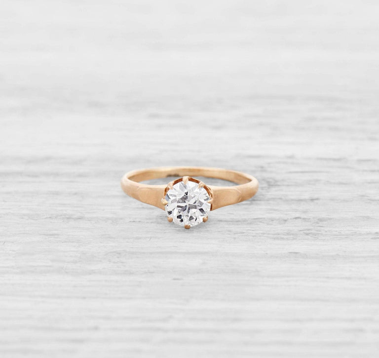 .75 CARAT VICTORIAN DIAMOND ENGAGEMENT RING