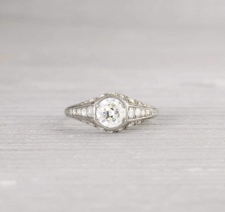.75 Carat Vintage Diamond Engagement Ring