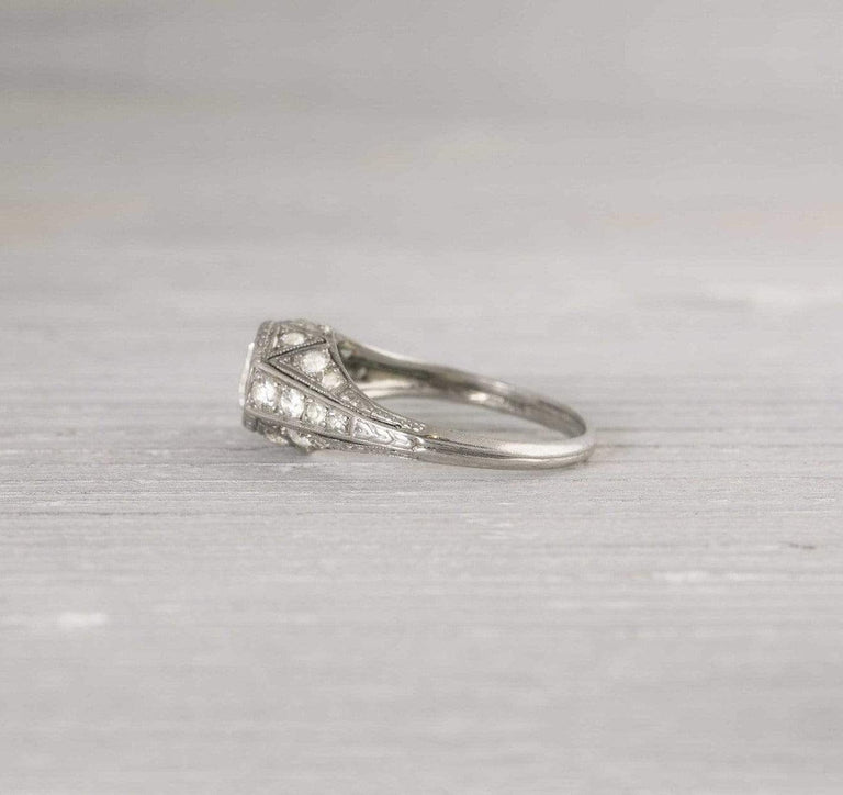 .75 Carat Vintage Diamond Engagement Ring