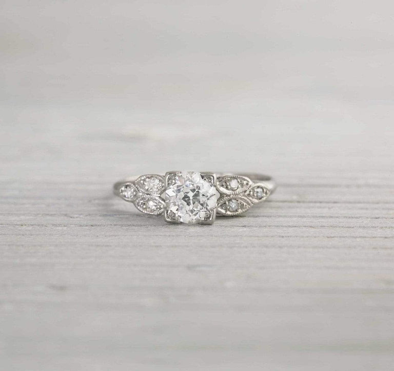 .78 Carat Vintage Art Deco Diamond Engagement Ring