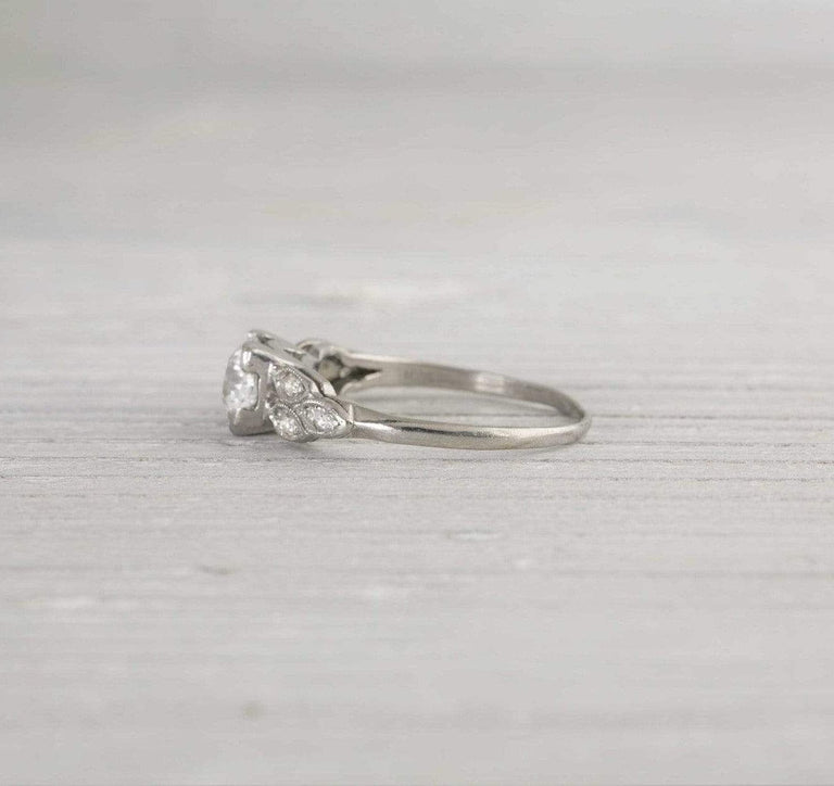 .78 Carat Vintage Art Deco Diamond Engagement Ring