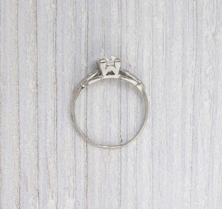 .78 Carat Vintage Art Deco Diamond Engagement Ring