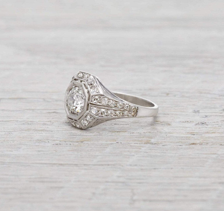 .78 Carat Vintage Art Deco Engagement Ring