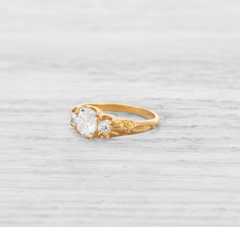 .79 CARAT VICTORIAN DIAMOND ENGAGEMENT RING