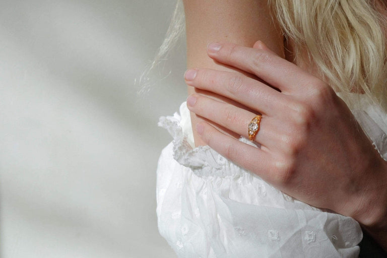 .79 CARAT VICTORIAN DIAMOND ENGAGEMENT RING