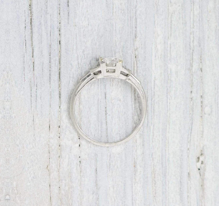 .80 Carat Art Deco Diamond Engagement Ring