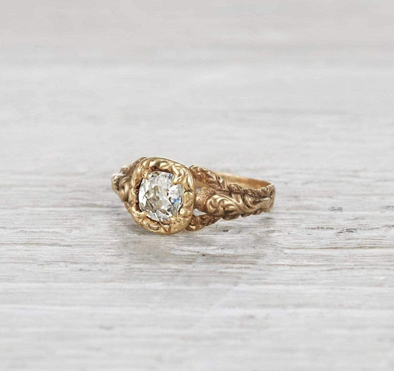 .80 Carat Early Victorian Diamond Engagement Ring