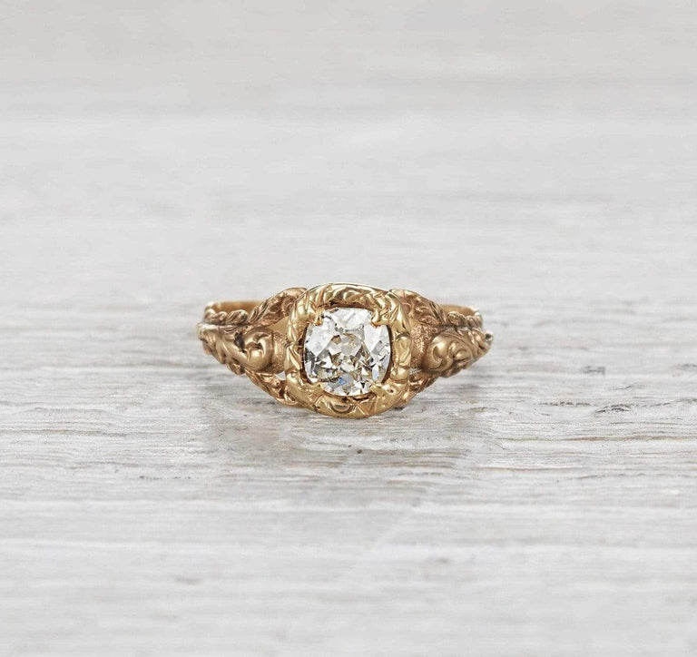 .80 Carat Early Victorian Diamond Engagement Ring