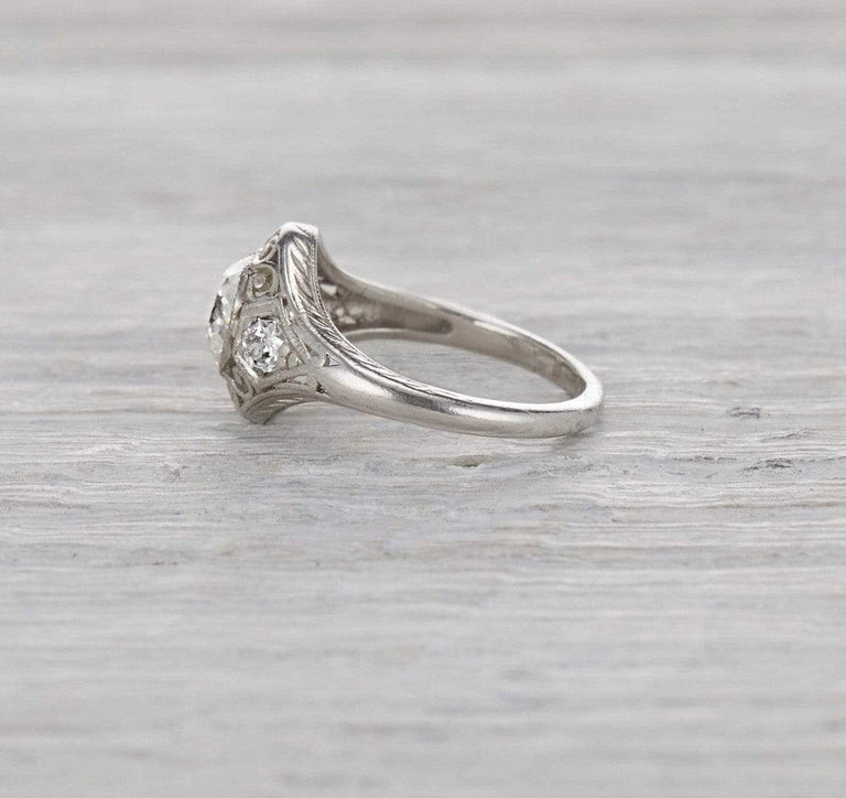 .80 Carat Edwardian Engagement Ring