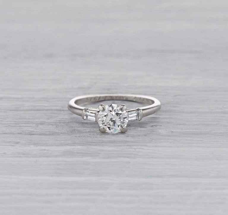 .80 Carat Retro J.E. Caldwell Engagement Ring