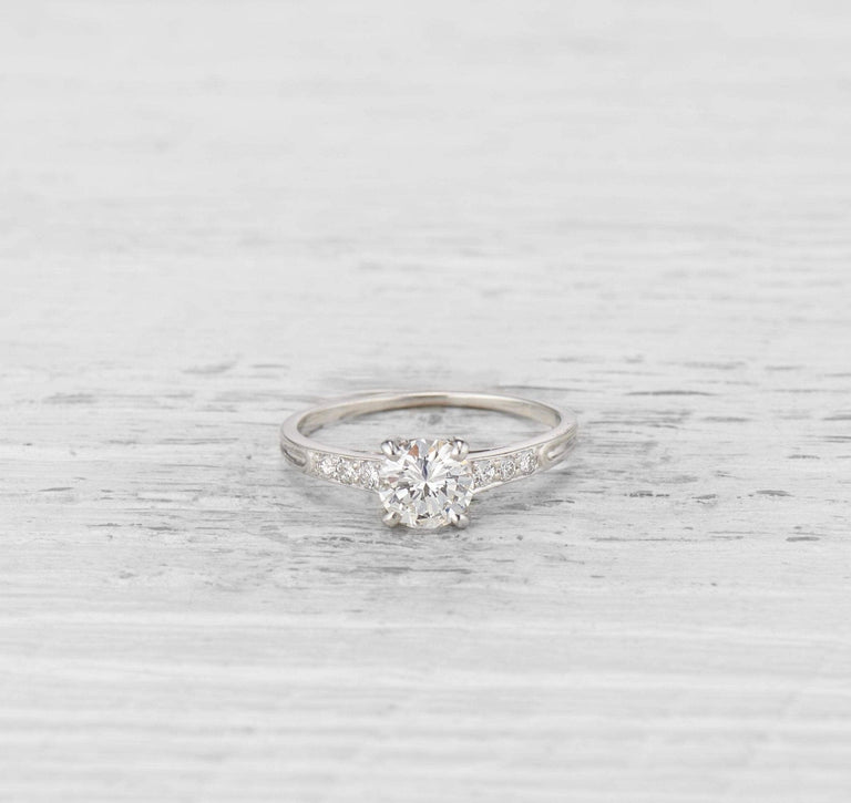 .80 CARAT TIFFANY & CO. DIAMOND ENGAGEMENT RING