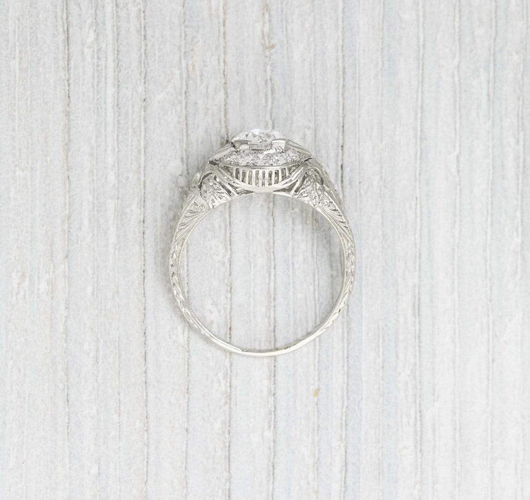 .80 Carat Vintage Art Deco Engagement Ring