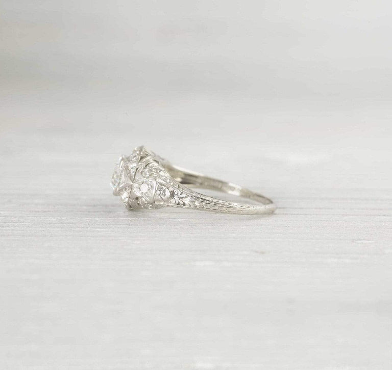 .80 Carat Vintage Art Deco Engagement Ring