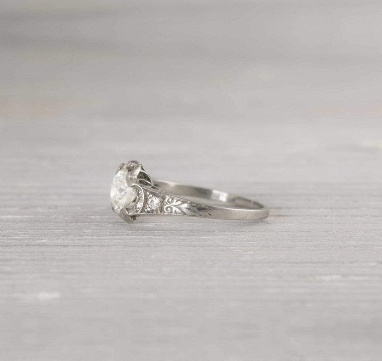 .80 Carat Vintage Art Deco Engagement Ring
