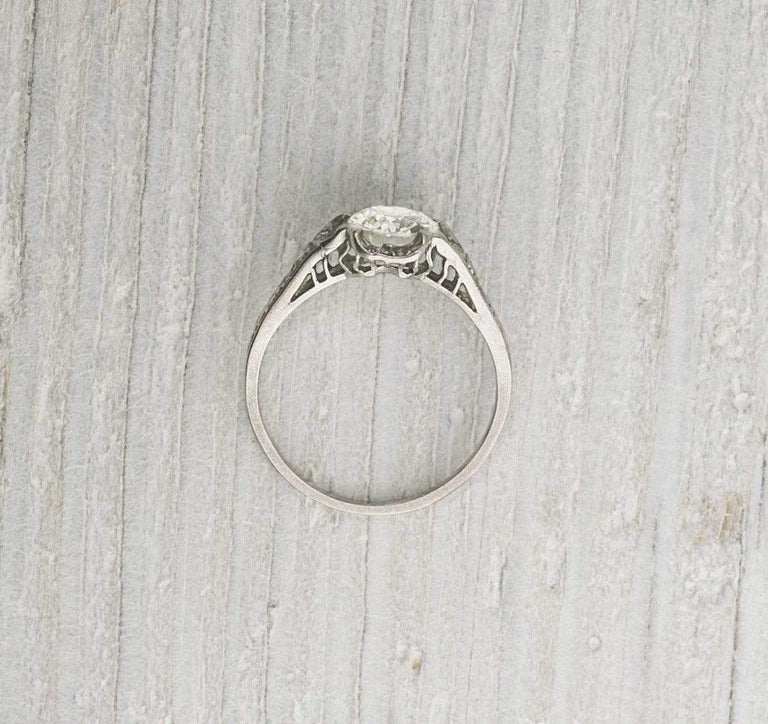 .80 Carat Vintage Art Deco Engagement Ring