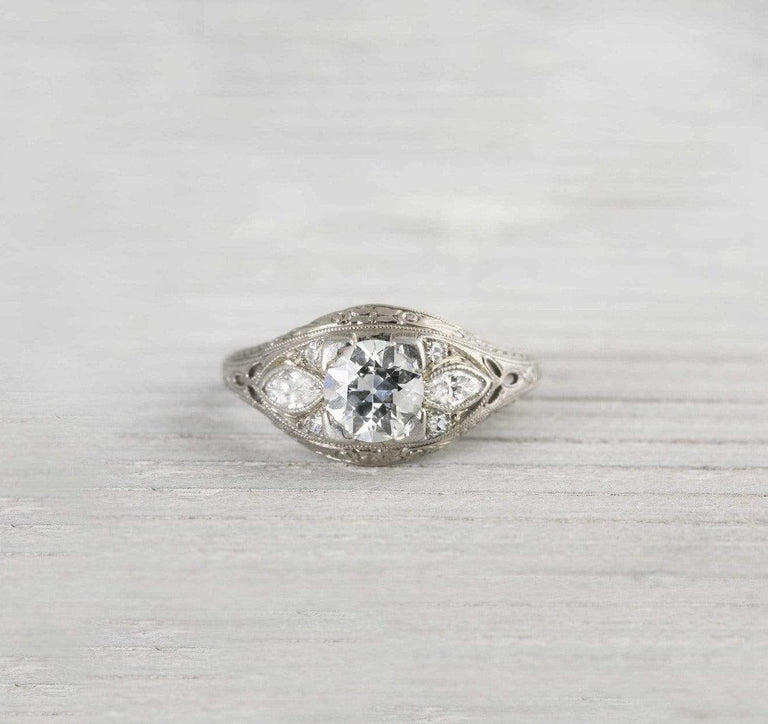 .80 Carat Vintage Edwardian Engagement Ring