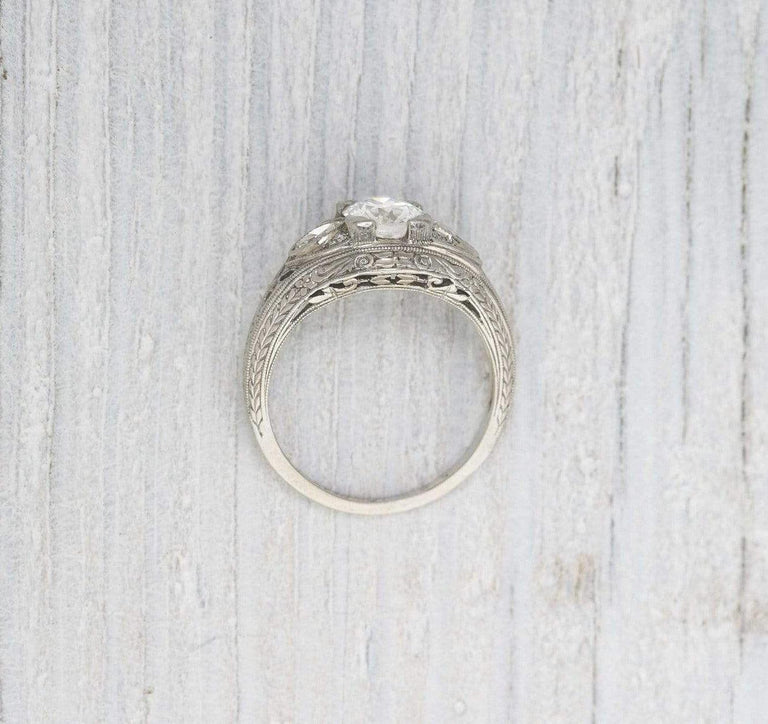 .80 Carat Vintage Edwardian Engagement Ring