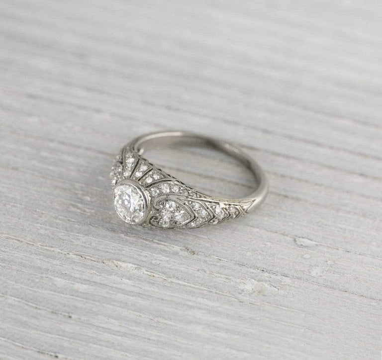 .80 Carat Vintage Engagement Ring