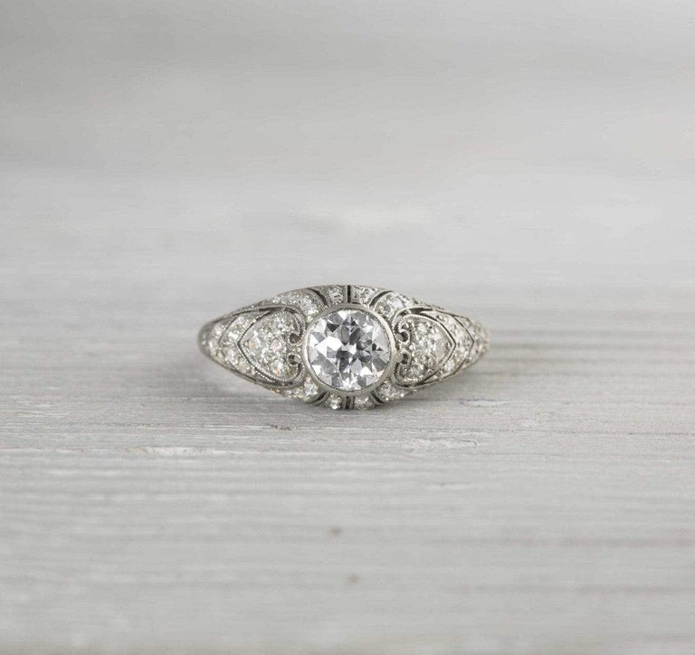 .80 Carat Vintage Engagement Ring