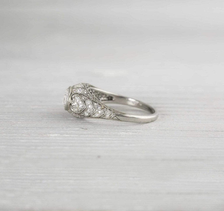 .80 Carat Vintage Engagement Ring