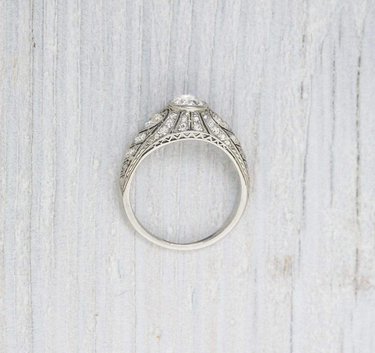 .80 Carat Vintage Engagement Ring