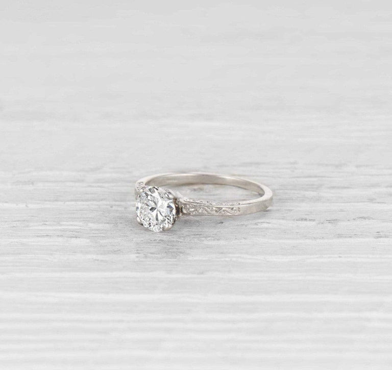 .83 Carat Edwardian Engagement Ring