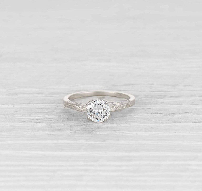 .83 Carat Edwardian Engagement Ring