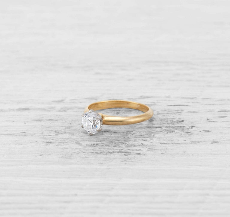 .83 CARAT TIFFANY & CO DIAMOND SOLITAIRE ENGAGEMENT RING