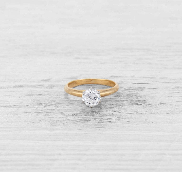 .83 CARAT TIFFANY & CO DIAMOND SOLITAIRE ENGAGEMENT RING