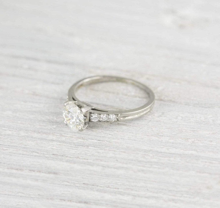 .83 Carat Vintage Tiffany & Co. Diamond Engagement Ring