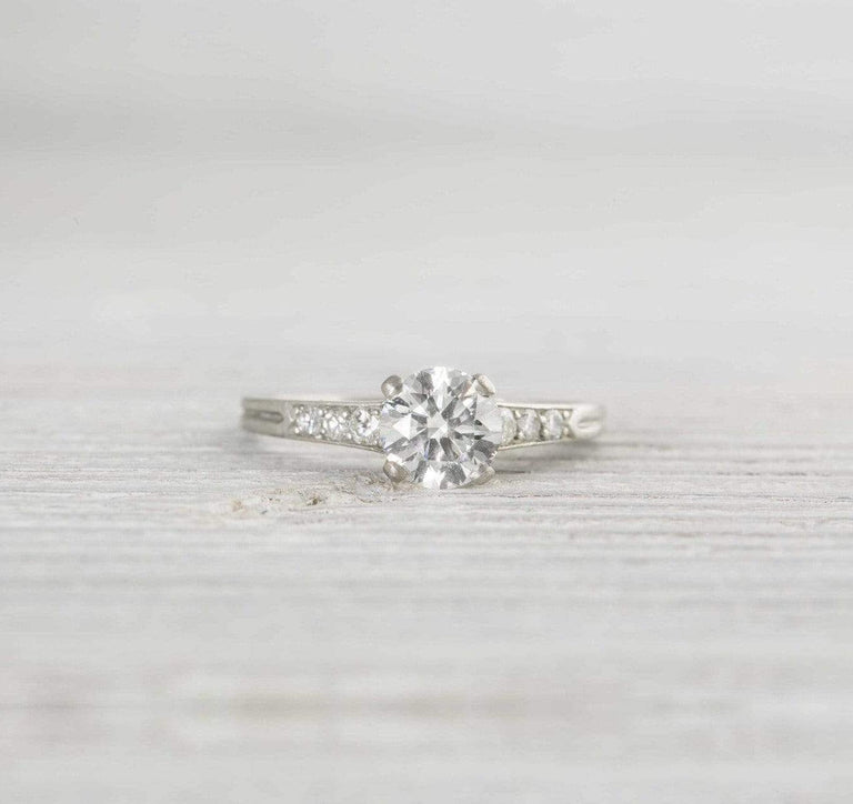 .83 Carat Vintage Tiffany & Co. Diamond Engagement Ring