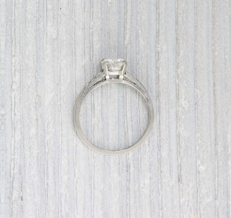 .83 Carat Vintage Tiffany & Co. Diamond Engagement Ring