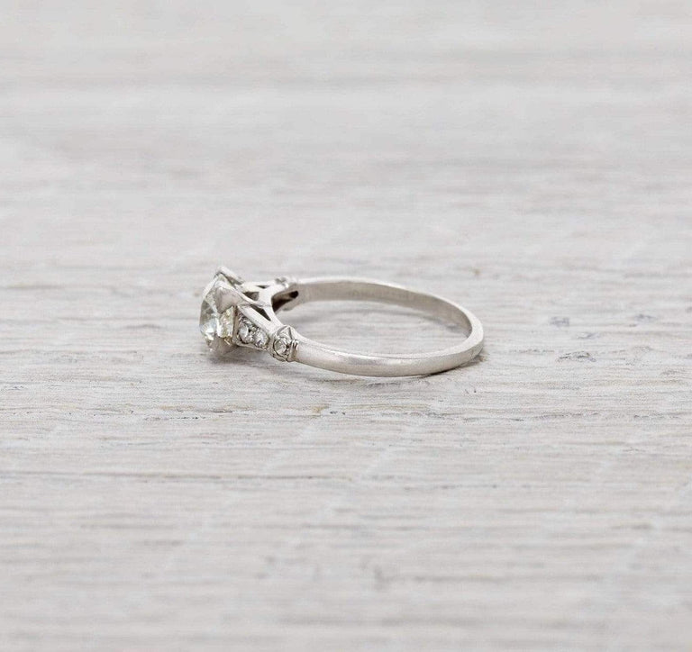 .84 Carat Old European Cut Diamond Engagement Ring