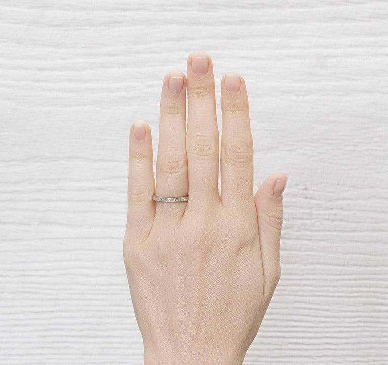 .85 Carat Art Deco Baguette Eternity Band