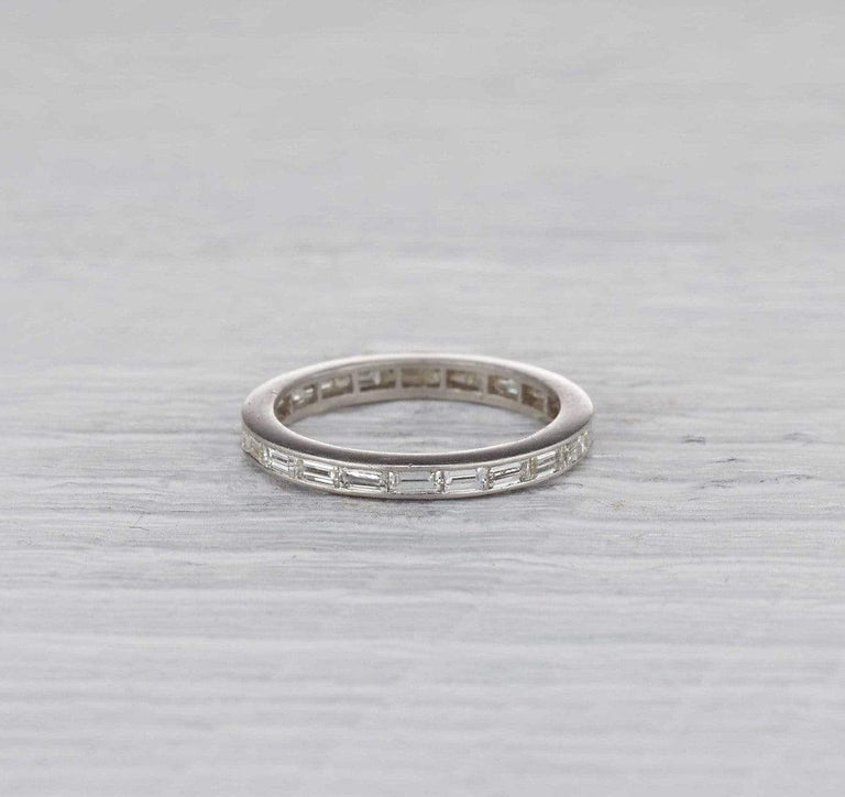 .85 Carat Art Deco Baguette Eternity Band