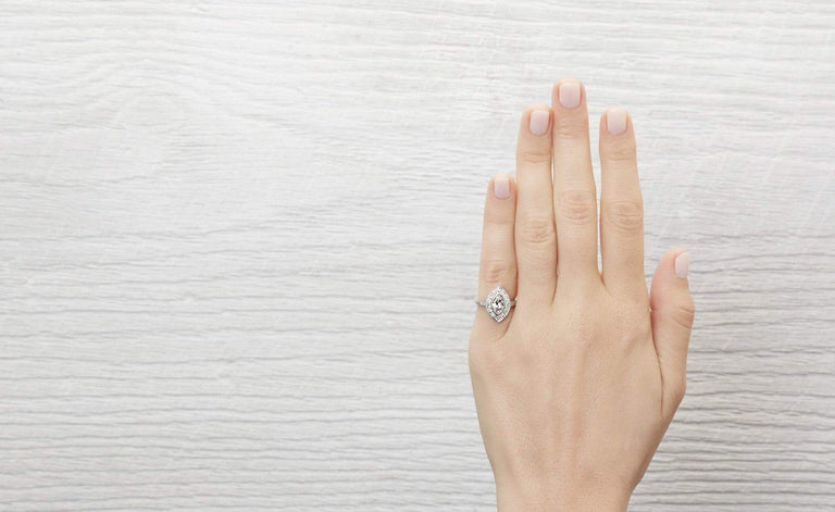 .85 Carat Art Deco Engagement Ring