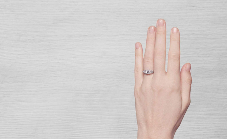 .85 Carat Art Deco Engagement Ring